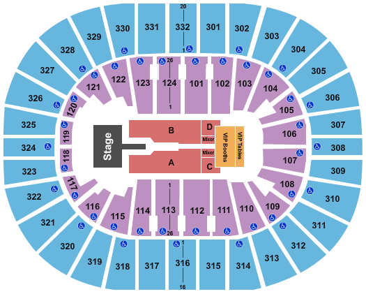 Smoothie King Center Mary J. Blige Seating Chart