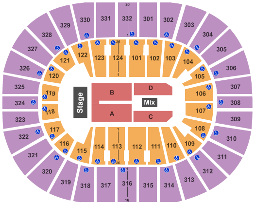 Smoothie King Center Neil Diamond Seating Chart