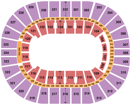 Smoothie King Center Open Floor Seating Chart