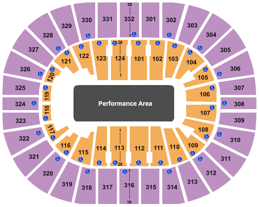 Smoothie King Center PBR Seating Chart