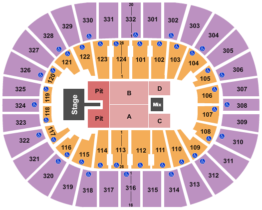 Smoothie King Center Parker Mccollum Seating Chart