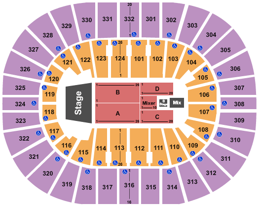 Smoothie King Center Shania Twain Seating Chart
