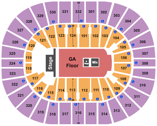 Smoothie King Center Twenty One Pilots Seating Chart