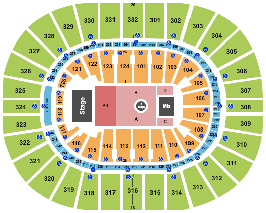 Smoothie King Center Tyler Childers Seating Chart