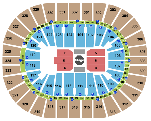 GMC Stadium - Calgary UFC 2 Seating Chart