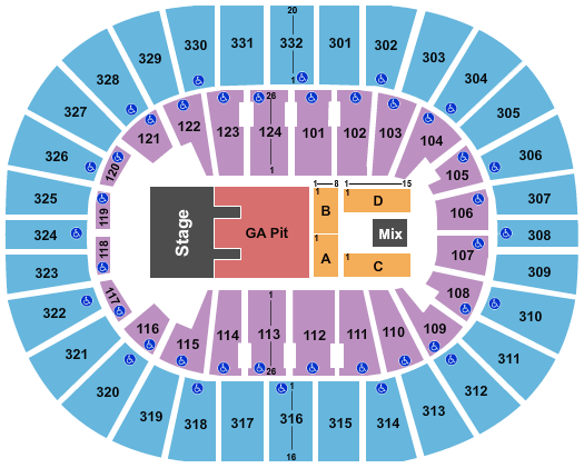 Smoothie King Center Zac Brown Band Seating Chart
