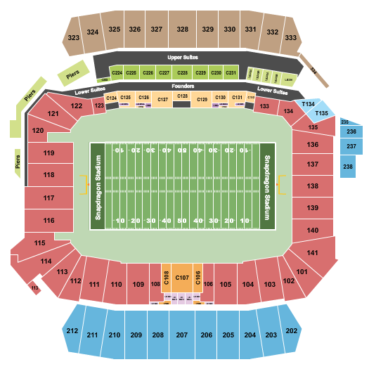 Snapdragon Stadium Football Seating Chart