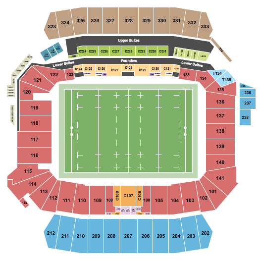 Snapdragon Stadium Rugby Seating Chart