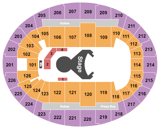 SNHU Arena Cirque Ovo Seating Chart