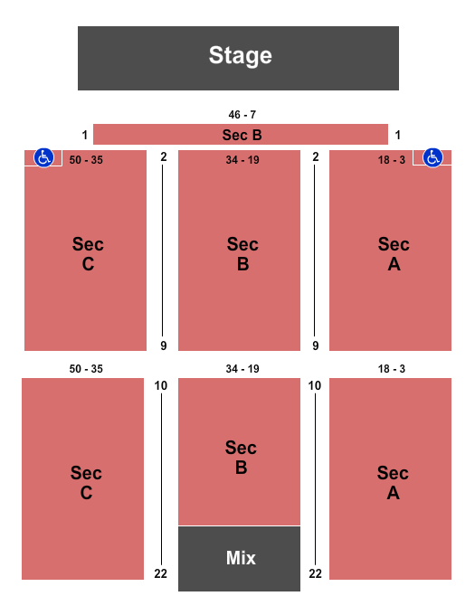Snoqualmie Casino-Mountain View Plaza Seating Chart
