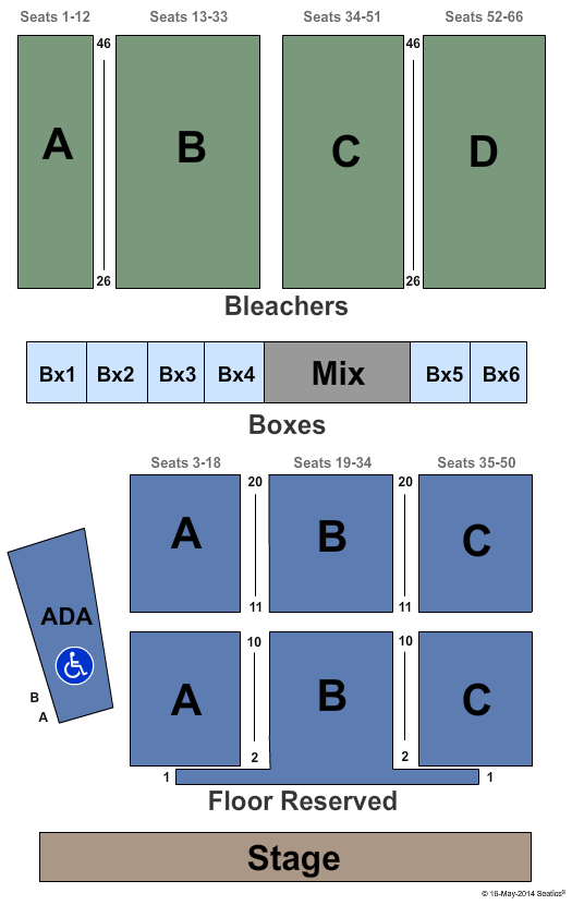 Snoqualmie Casino-Mountain View Plaza End Stage Seating Chart