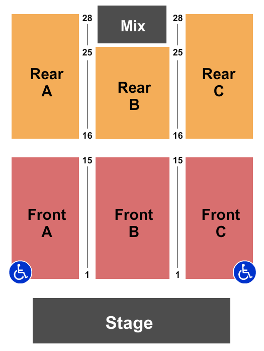 Snoqualmie Casino-Ballroom Endstage Seating Chart