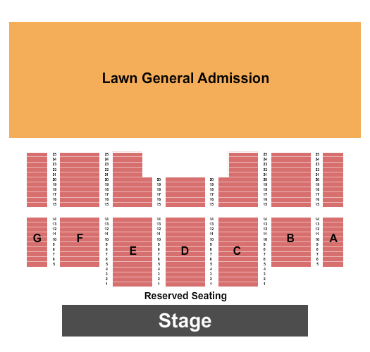 Snow Park Outdoor Amphitheater Seating Chart