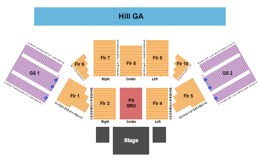 Outdoors At Soaring Eagle Casino & Resort Endstage Pit 2 Seating Chart