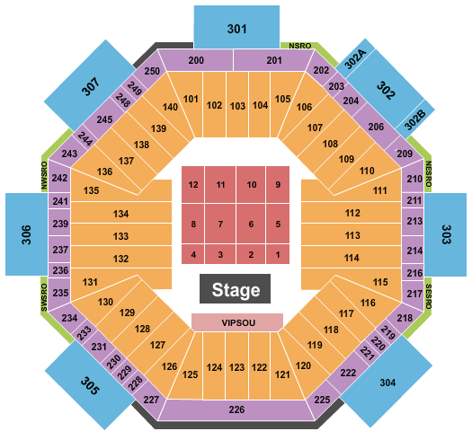 Sobeys Stadium Endstage Seating Chart