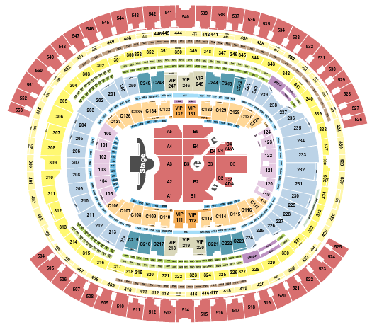 SoFi Stadium Seating Chart