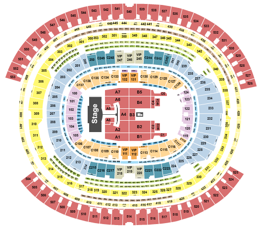 SoFi Stadium Seating Chart