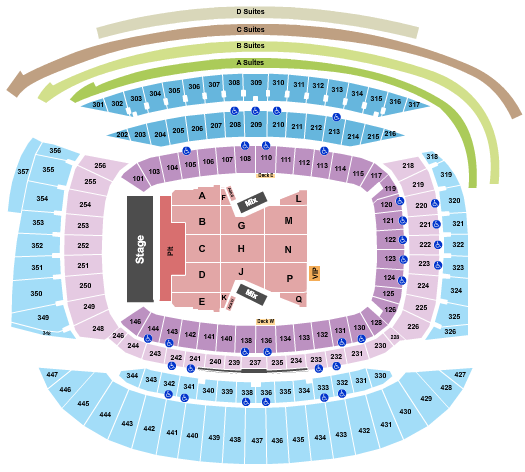 Soldier Field Chilli Peppers Seating Chart
