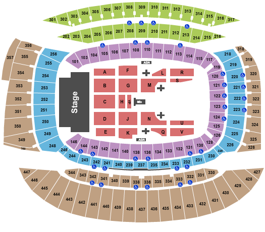 seating chart for Soldier Field Elton John - eventticketscenter.com
