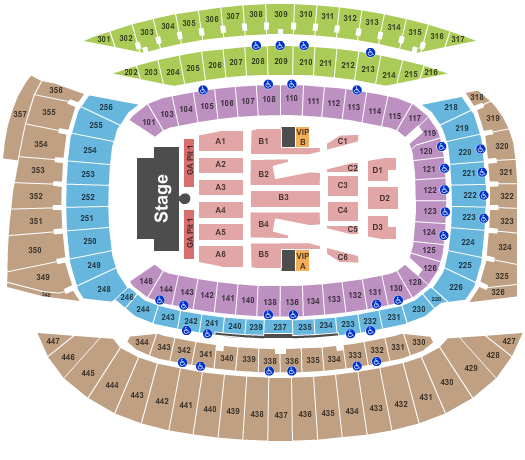 Soldier Field Guns and Roses Seating Chart