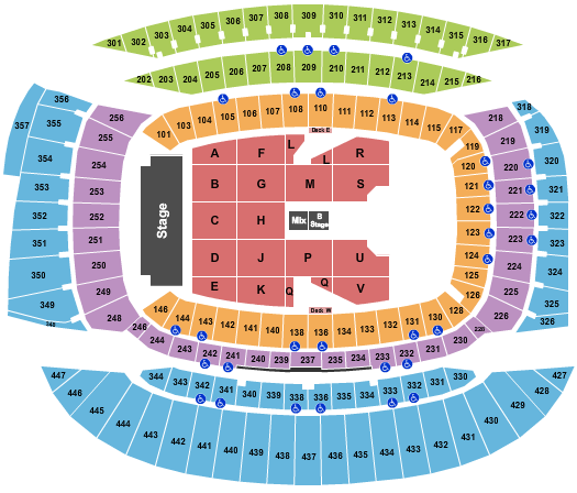Soldier Field Los Bukis Seating Chart
