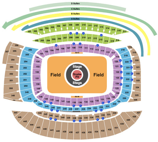 Soldier Field Metallica Seating Chart