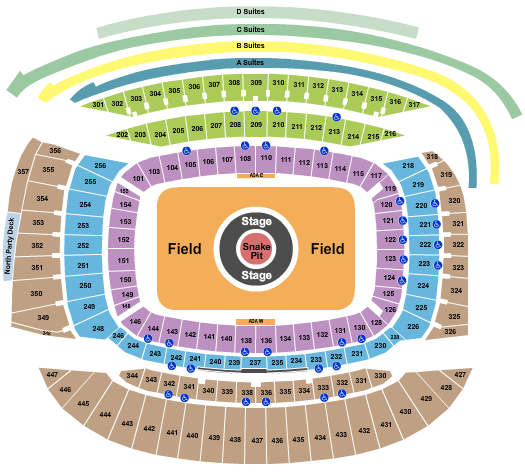 Soldier Field Metallica Seating Chart