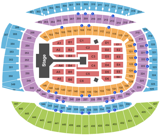 Soldier Field One Direction Seating Chart