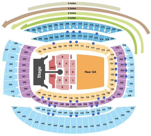 The Rolling Stones Soldier Field Seating Chart