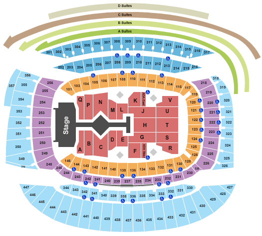 seating chart for Soldier Field - Taylor Swift 2022 - eventticketscenter.com
