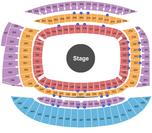 Soldier Field The Donda Album Experience Seating Chart