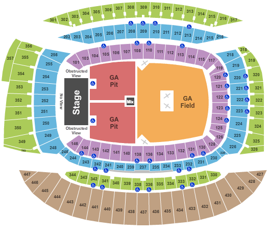 Soldier Field The Grateful Dead Seating Chart