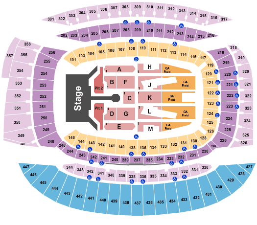 Soldier Field Stadium Seating Chart - Chicago