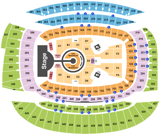 seating chart for Soldier Field - Beyonce 2 - eventticketscenter.com