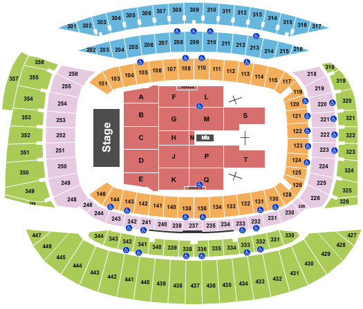 Seating Map  Soldier Field