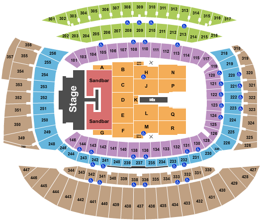Soldier Field Kenny Chesney 1 Seating Chart