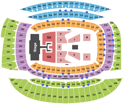 seating chart for Soldier Field - Luke Combs - eventticketscenter.com