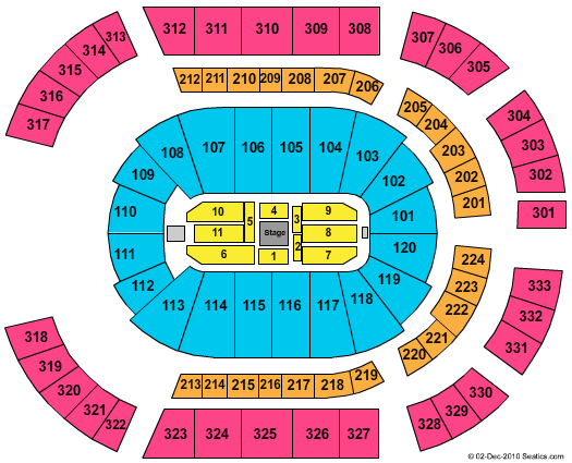 Bridgestone Arena Jeff Foxworthy Seating Chart