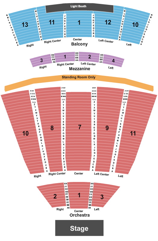 Jeff Arcuri Meridian Hall Seating Chart