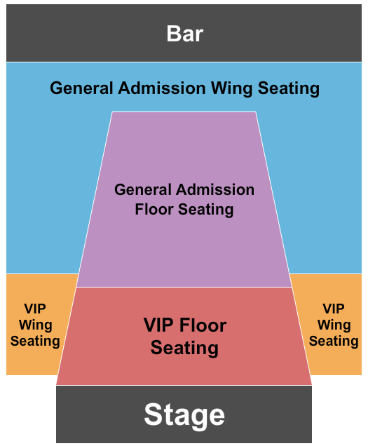 Sony Hall GA/VIP 2 Seating Chart