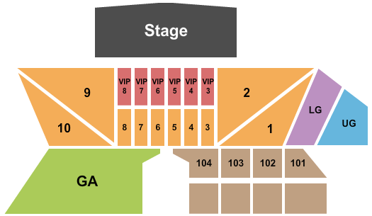 Soo Pass Ranch seating chart event tickets center