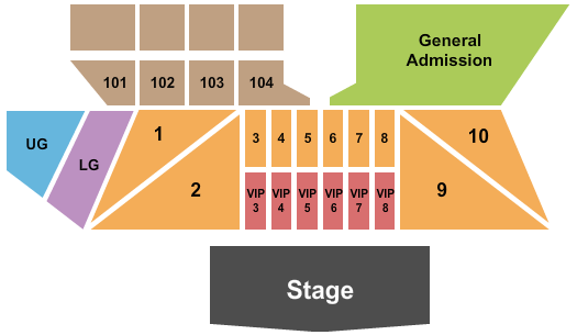 Soo Pass Ranch Seating Map