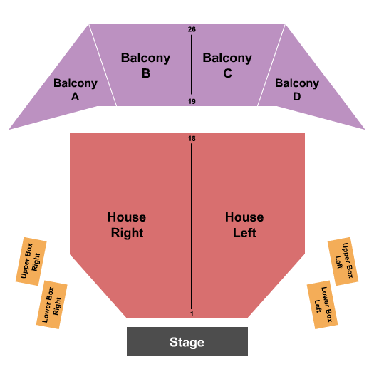 Sorg Opera House End Stage Seating Chart