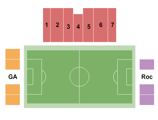 South Field Stadium Soccer Seating Chart