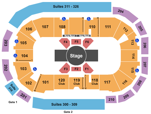 South Okanagan Events Centre Cirque du Soleil - Corteo Seating Chart