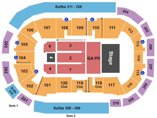 South Okanagan Events Centre Dallas Smith Seating Chart
