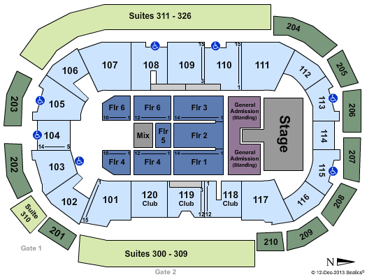 South Okanagan Events Centre Florida Georgia Line Seating Chart