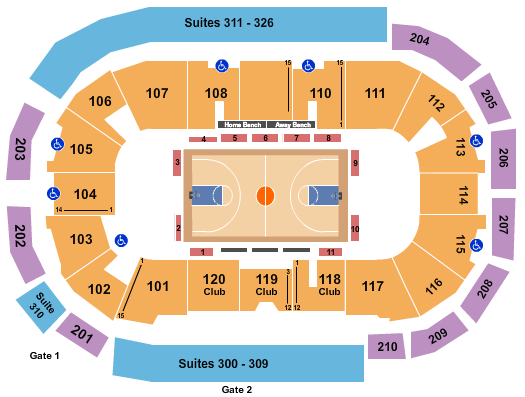 South Okanagan Events Centre Harlem Globetrotter Seating Chart