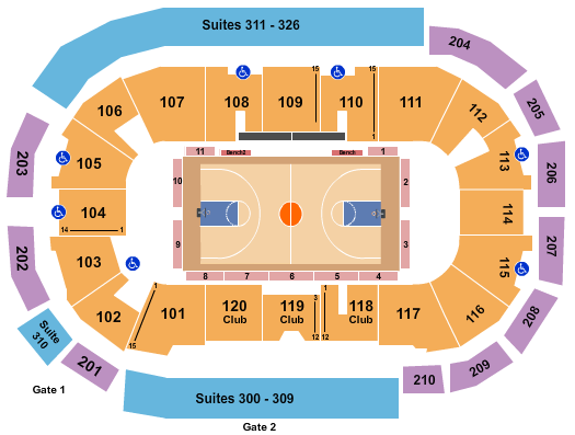 South Okanagan Events Centre Harlem Globetrotter Seating Chart