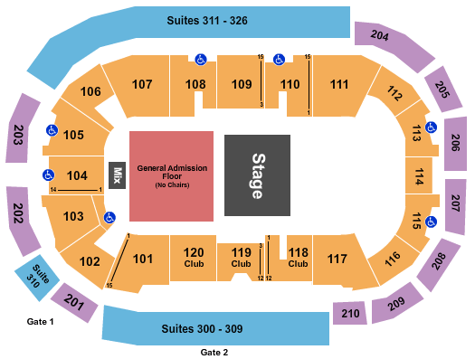 South Okanagan Events Centre High Valley Seating Chart